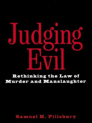 cover image of Judging Evil